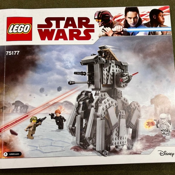 Lego Other - LEGO STAR WARS "First Order Heavy Scout Walker" 75177 INCL: Everything~ no box.
